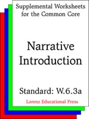 cover image of CCSS W.6.3a Narrative Introduction